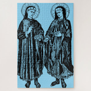 Sts. Cosmas and Damian Patron Saints of Healthcare Jigsaw Puzzle