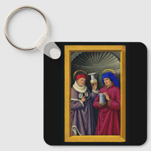 Sts. Cosmas and Damian Patron Saints of Healthcare Key Ring