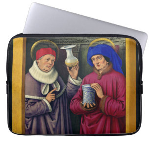 Sts. Cosmas and Damian Patron Saints of Healthcare Laptop Sleeve
