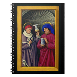 Sts. Cosmas and Damian Patron Saints of Healthcare Notebook