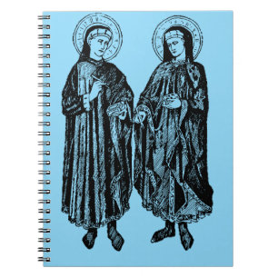 Sts. Cosmas and Damian Patron Saints of Healthcare Notebook