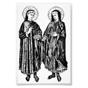 Sts. Cosmas and Damian Patron Saints of Healthcare Photo Print