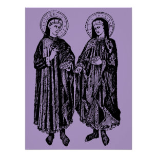Sts. Cosmas and Damian Patron Saints of Healthcare Poster