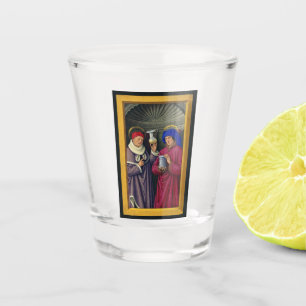 Sts. Cosmas and Damian Patron Saints of Healthcare Shot Glass