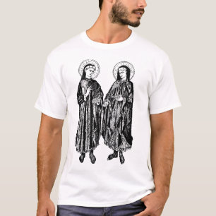 Sts. Cosmas and Damian Patron Saints of Healthcare T-Shirt