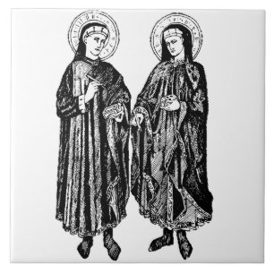 Sts. Cosmas and Damian Patron Saints of Healthcare Tile