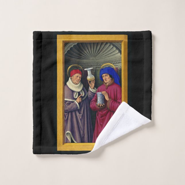 Sts. Cosmas and Damian Patron Saints of Healthcare Wash Cloth (Wash Cloth)