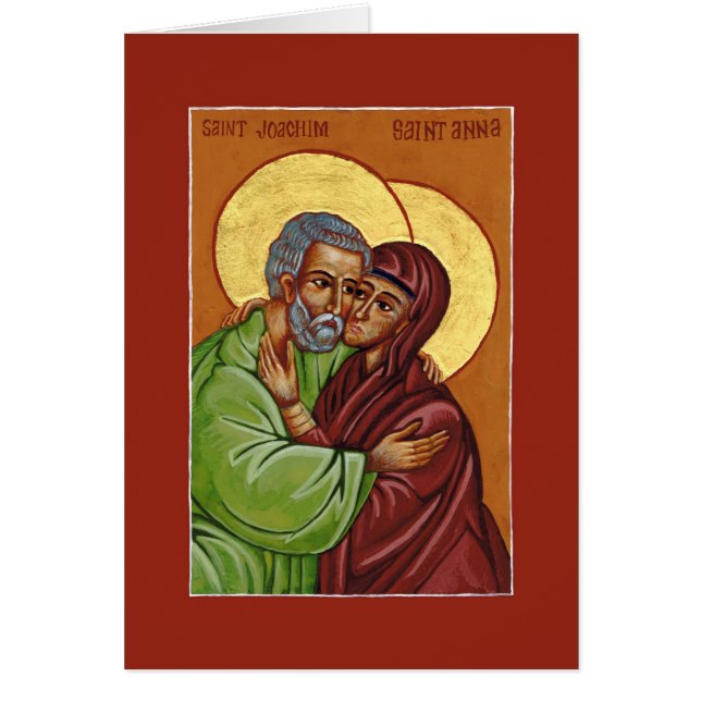 Sts Joachim & Anna Icon of Marital Love Card (Front)
