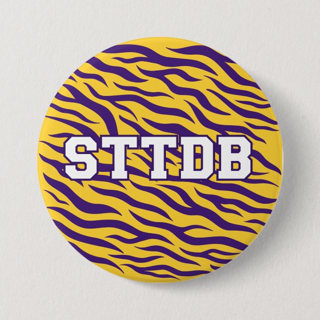 STTDB LSU Pin - Tiger Band Neck Game Day Pin (Front)