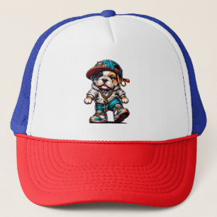 Sttreet Style Bulldog Trucker Hat