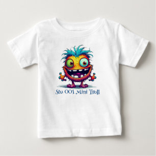Stu 001 Mini Troll Personalised Baby T-Shirt
