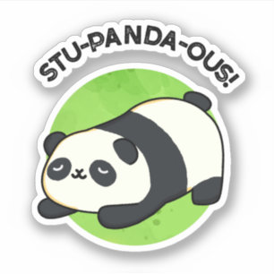 Stu-panda-ous Funny Panda Pun