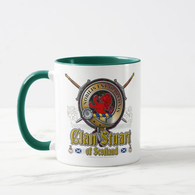Stuart Clan Badge Mug (Left)