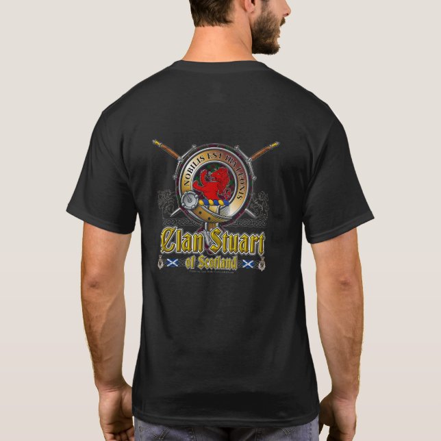 Stuart Clan Badge T-Shirt (Back)