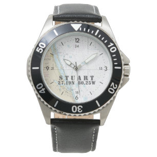 Stuart, FL Nautical Latitude Longitude Boater's Watch