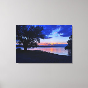 STUART PARK CAYUGA LAKE CANVAS PRINT