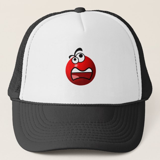 Stuart Redball Trucker Hat (Front)