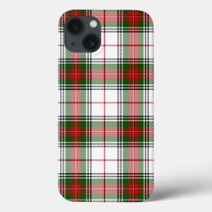 Stuart / Stewart Red Green White Plaid iPhone 13 Case
