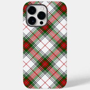 Stuart / Stewart Red Green White Plaid Case-Mate iPhone 14 Pro Max Case