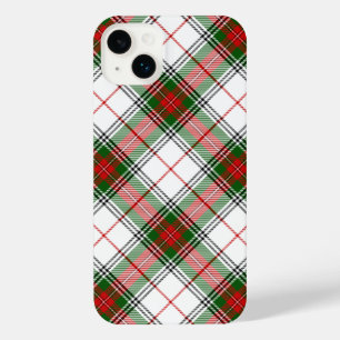 Stuart / Stewart Red Green White Plaid iPhone 14 Plus Case