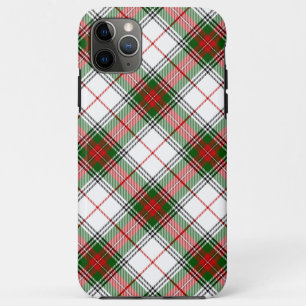 Stuart / Stewart tartan white red green plaid iPhone 11 Pro Max Case