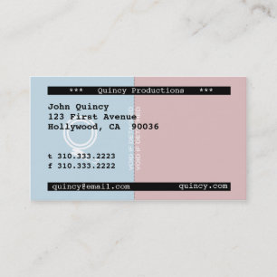 Stub Business Card