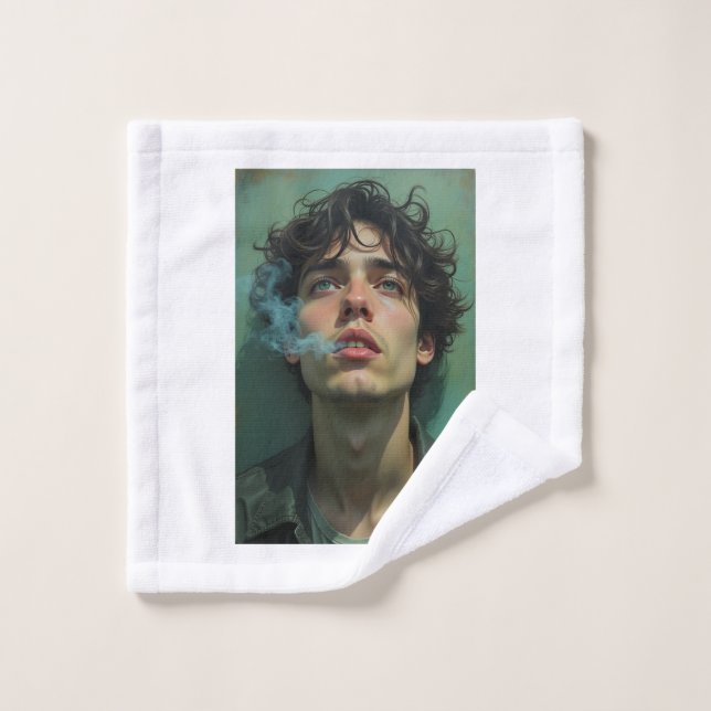 "Stub It Out: Towels for a Smoke-Free Life" (Wash Cloth)