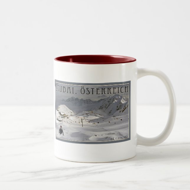 Stubai Glacier Two-Tone Coffee Mug (Right)