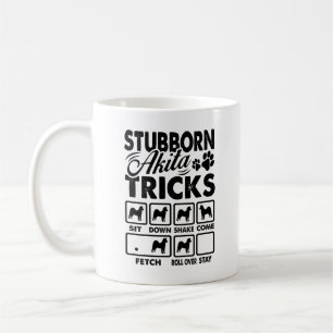 Stubborn Akita Tricks Mug
