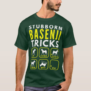 Stubborn Basenji Tricks - Dog Training T-Shirt