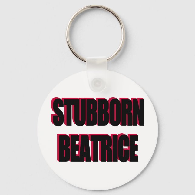 STUBBORN BEATRICE KEY RING (Front)