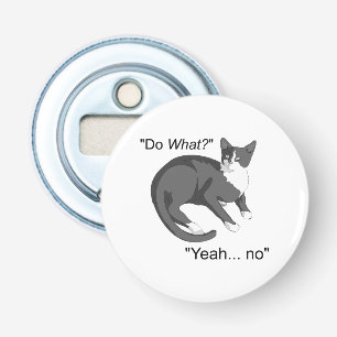 Stubborn Cat Bottle Opener