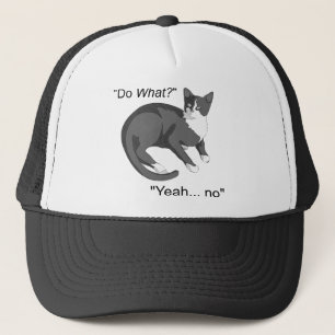Stubborn Cat Trucker Hat