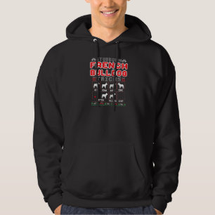 Stubborn French Bulldog Tricks Dog Funny Ugly Chri Hoodie