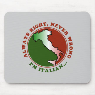 Stubborn Italian Funny Mousepad