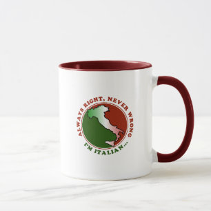 Stubborn Italian Funny Mug