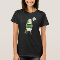 Stubborn Monk Parakeet Quaker Parrot Bird No
