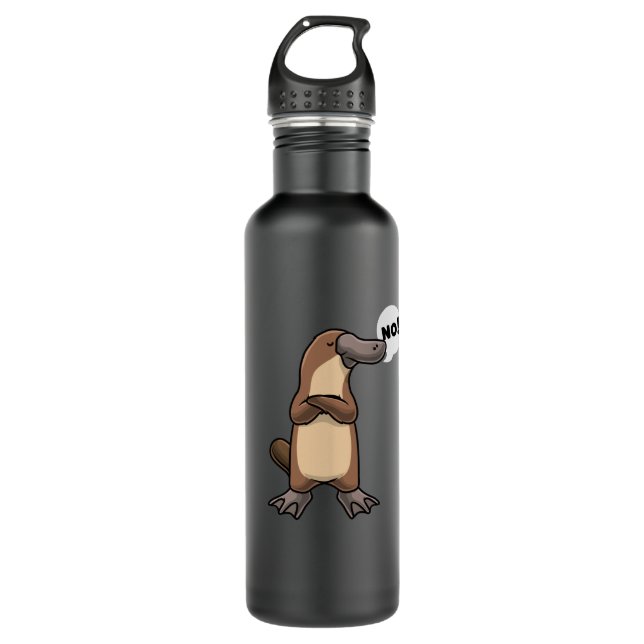Stubborn Platypus 710 Ml Water Bottle (Front)