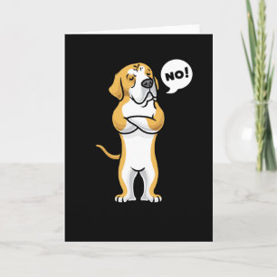 Stubborn Spanish Mastiff Dog Mastin Español Card