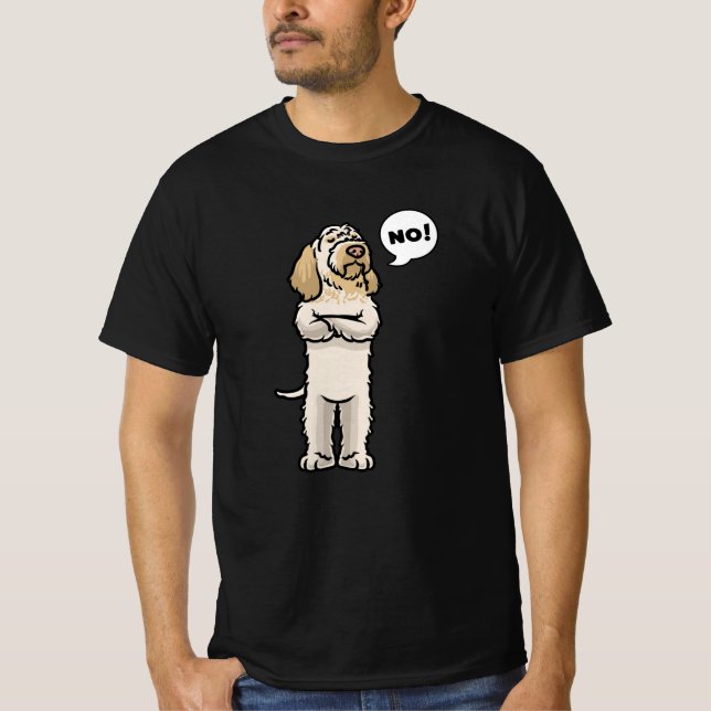 Stubborn Spinone Italiano Dog T-Shirt (Front)