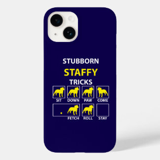 Stubborn Staffy Tricks Case-Mate iPhone 14 Case