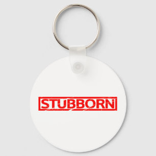 Stubborn Stamp Key Ring