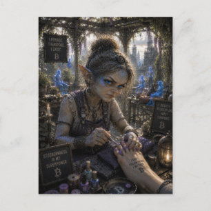 Stubbornness / Pedicure Specialist / Gazebo Postcard