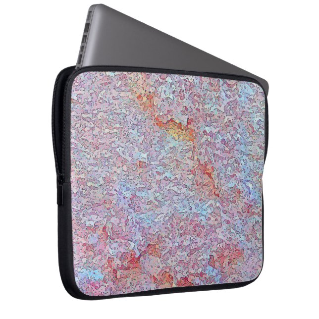 Stucco Blue Mist Laptop Sleeve (Front Right)