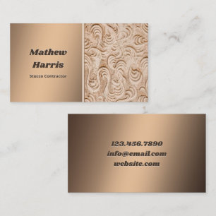 Stucco Contractor Business Card