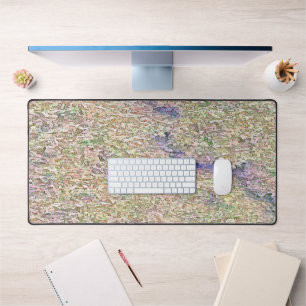 Stucco Green Sea Desk Mat