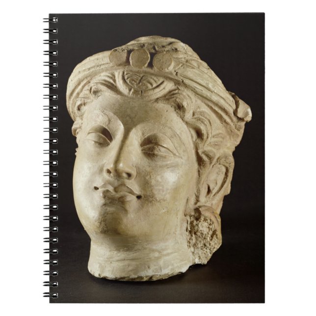 Stucco head, Gandhara, 4th century AD Notebook (Front)
