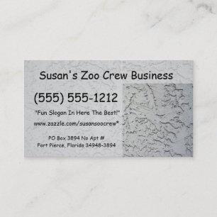 Stucco plaster wall background texture business card