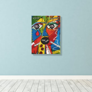 Stuck Canvas Print