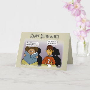 Stuck Folded Greeting Card